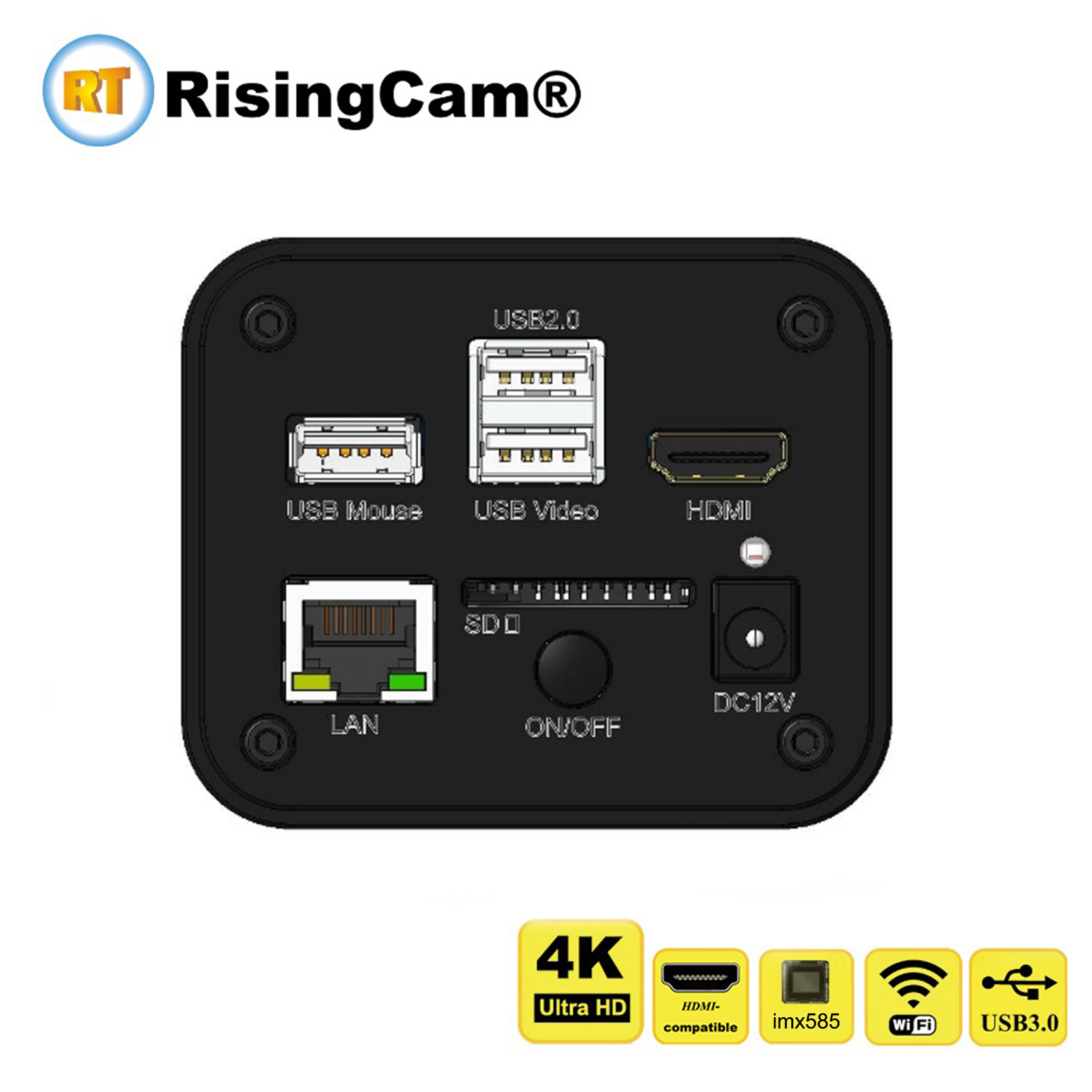 Usb Microscope Digital - Kamera mikroskopowa RisingCam Top 4K Ultra