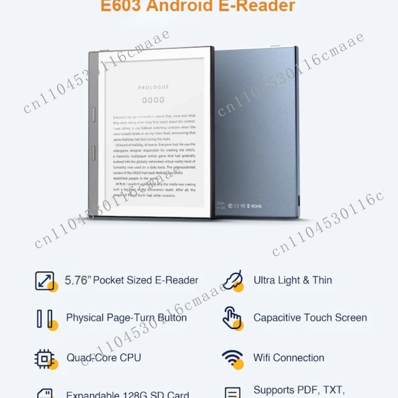 Electronics And Gadgets E - Gadżety Elektroniczne Ekran E-ink Tablet z