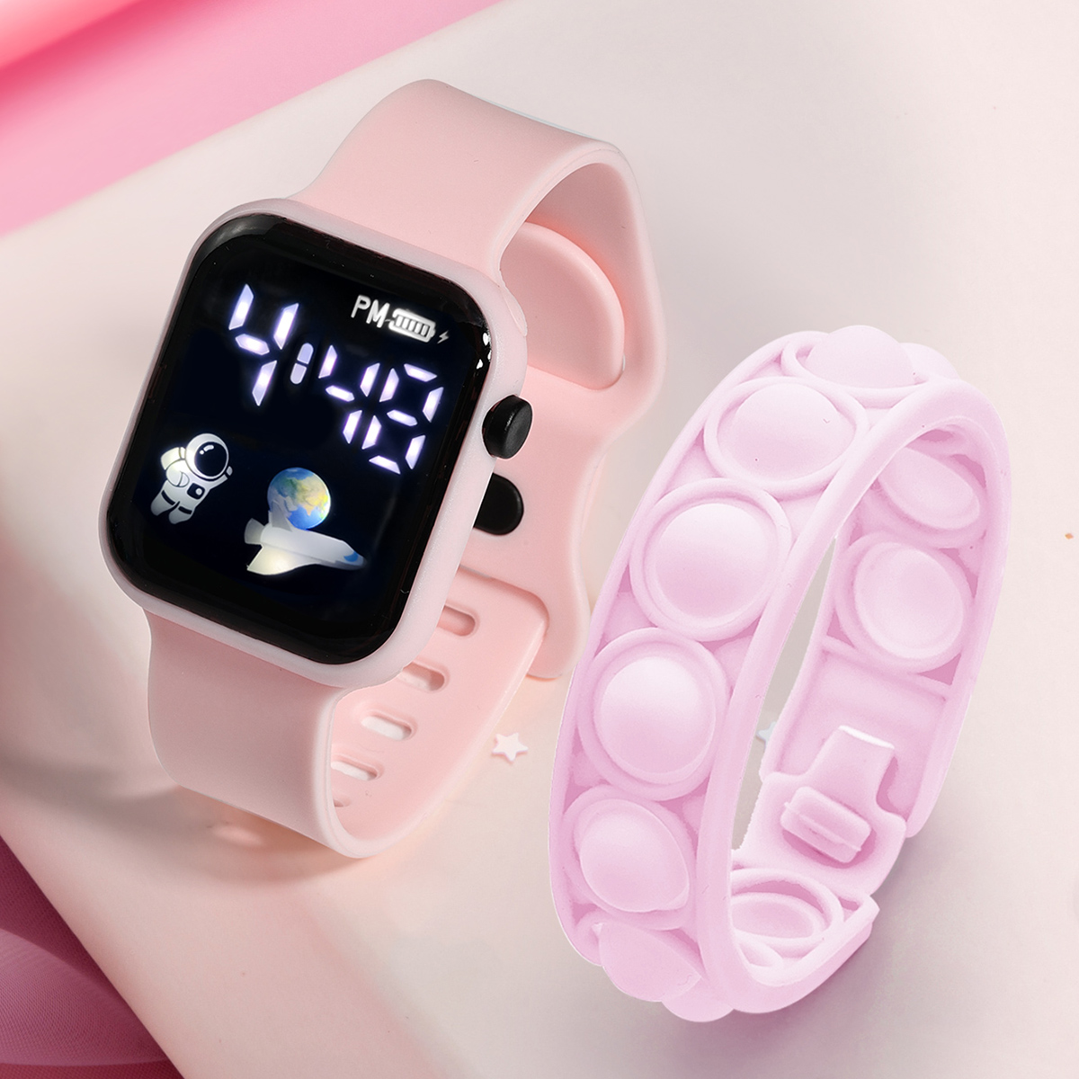 Smart Watch Kids - 2 sztuki smartwatch dla dzieci bransoletka