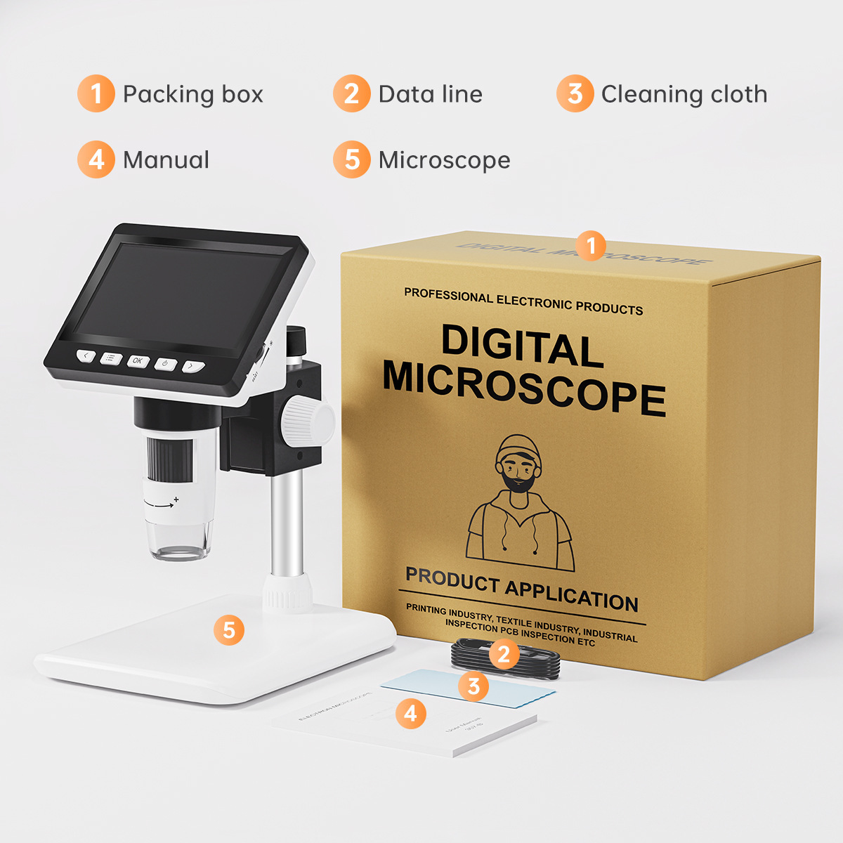 4.3-Cal przenośny elektroniczn – Usb Microscope Digital recenzja i cena